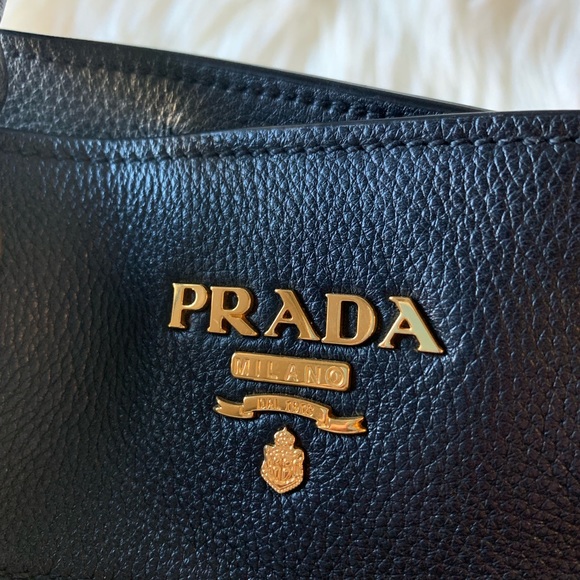 PRADA VITELLO PHENIX 1BG044 Black - Picture 3 of 10